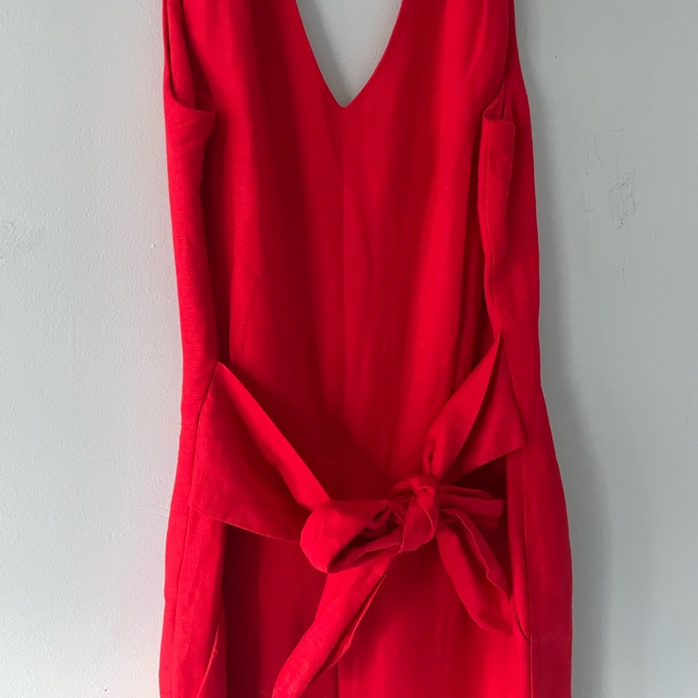 Ann Taylor Tie Waist Jumpsuit Size 8P